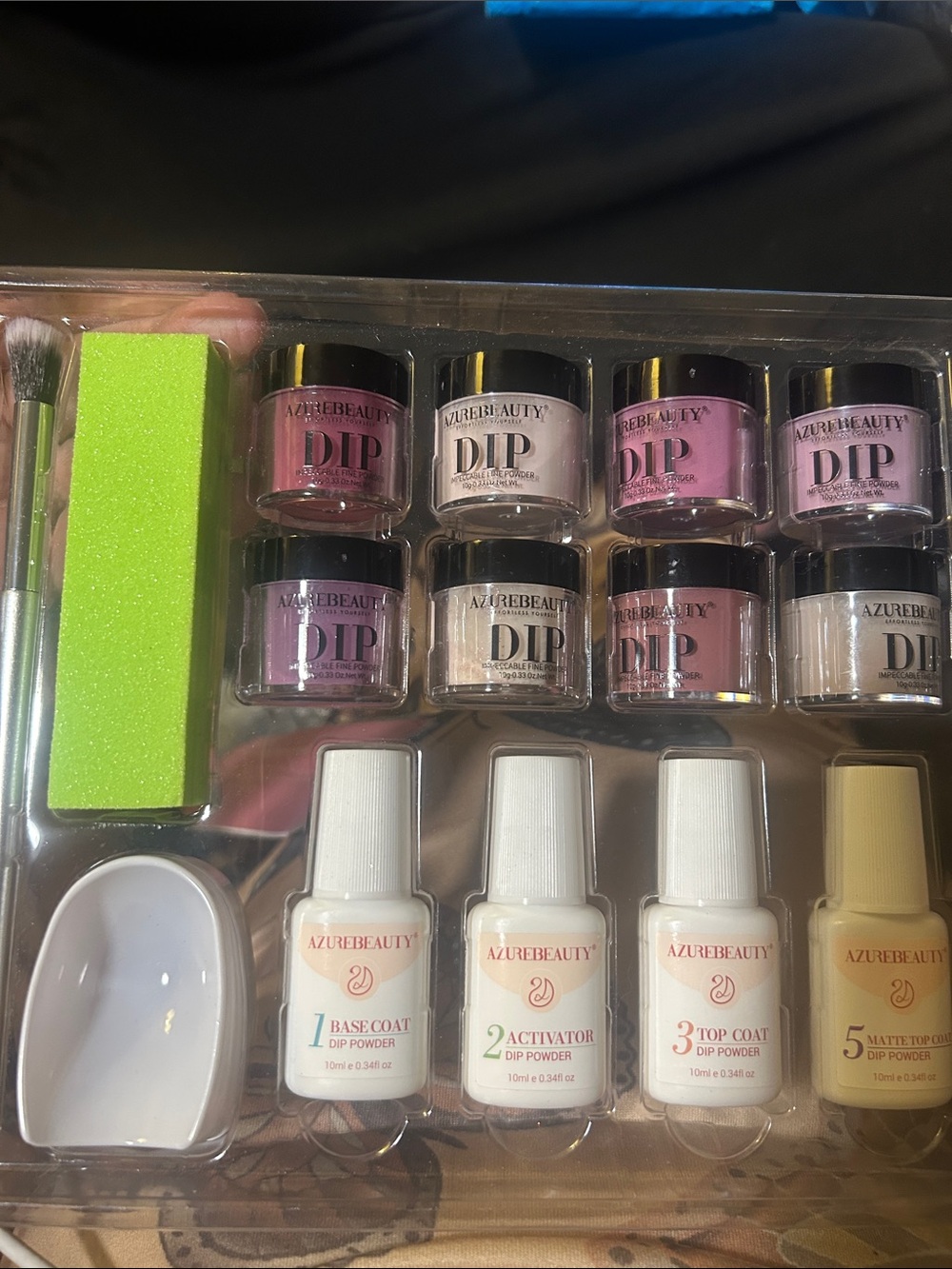 AzureBeauty Dip Powder Nail Kit UNUSED